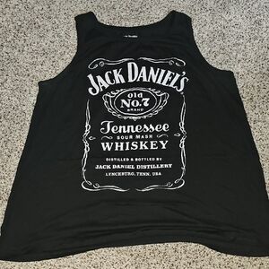Torrid Jack Daniel's Whiskey Logo Black Tank Top 2 2x
